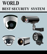 Video Camera Security System isolated