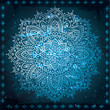 Blue Indian Ornament