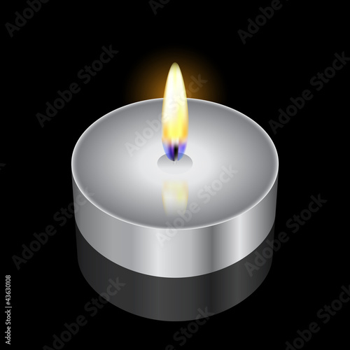 Vektor: Vector illustration of candle Vector illustration of candle