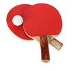 ping-pong rackets and ball, isolated on white