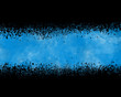 Fondo abstracto, ilustración, salpicadura, azul