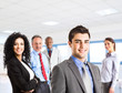 Group of smiling business people