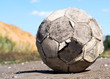 Foto: Old soccer ball Old soccer ball