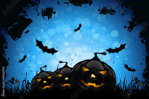 Vector: Grunge Halloween Party Background Grunge Halloween Party Background
