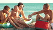 Family Summer Vacation On The Beach