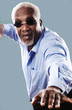 Photo: Old man wearing goggles Old man wearing goggles
