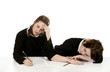 Hardworking and lazy student