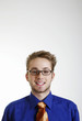 Portrait of a bespectacled businessman