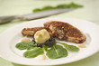 A steak meal on a plate