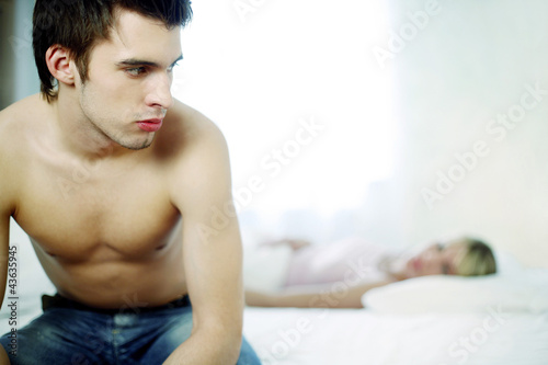 Photo: Man sulking Man sulking