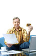 Man using laptop