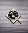 Cigarette on an ashtray