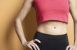 Woman with trim figure