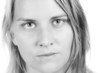 Close-up portrait of serious woman