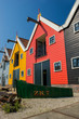 Colorful warehouses