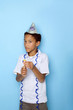 Boy in a party