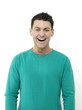 Happy man smiling