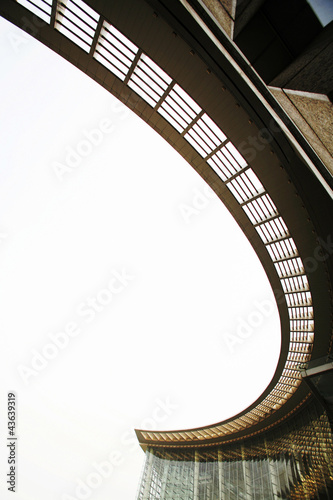 Photo: Angled view of a building Angled view of a building