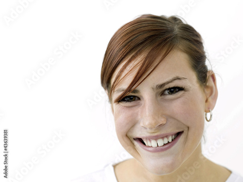 Photo: Happy woman smiling Happy woman smiling