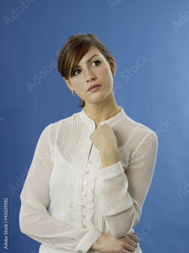 Photo: Woman thinking Woman thinking