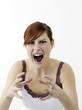 Angry woman