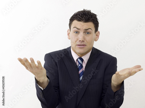 Photo: Tensed businessman Tensed businessman