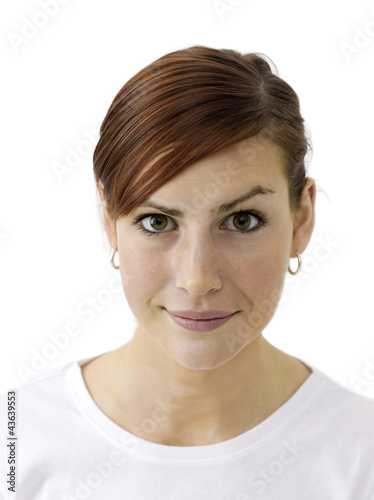 Photo: Woman looking at camera Woman looking at camera