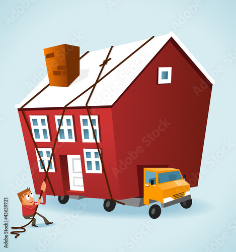 Vector: Moving House Moving House