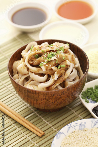 Photo: Knife-sliced noodles Knife-sliced noodles