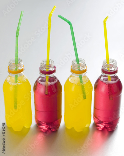 Photo: Colored soft drinks Colored soft drinks