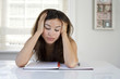 Woman in a home office