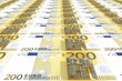 Illustration: 200 Euro Banknoten 200 Euro Banknoten