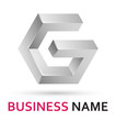 Vector: Alphabet logo design - strong letter G Alphabet logo design - strong letter G