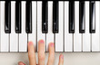 Photo: Child Playing the Piano Child Playing the Piano