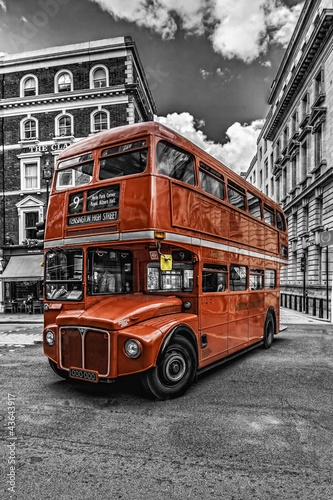 Double Decker Bus, klasyczny piętrowy autobus, Londyn