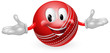 Cricket Ball Mascot