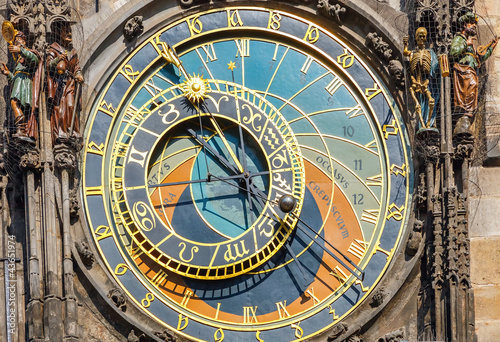 Photo: Astronomical clock on Town hall, Prague Astronomical clock on Town hall, Prague
