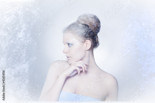Photo: schneefrau schneefrau