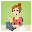 Call Center Woman