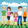 Happy Extended Family