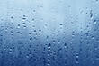 Water drops on glass