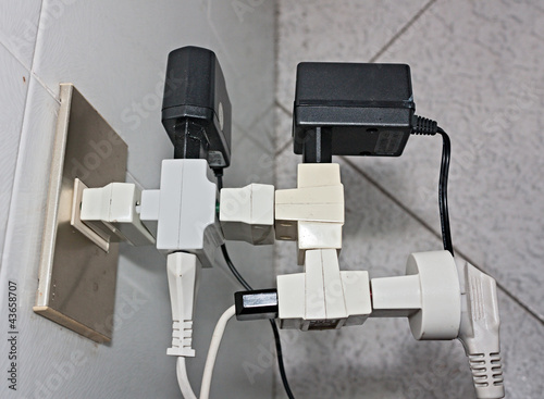 Photo: bad electrical connection bad electrical connection