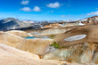 mountains sky landamannalaugar