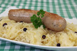 Bratwürstl mit Sauerkraut