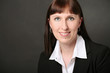 Portrait of young pretty women employer close up