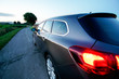 Limousine im Sonnenaufgang