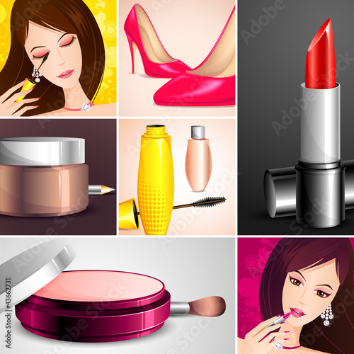 Ilustração vetorial : Fashion Background Fashion Background