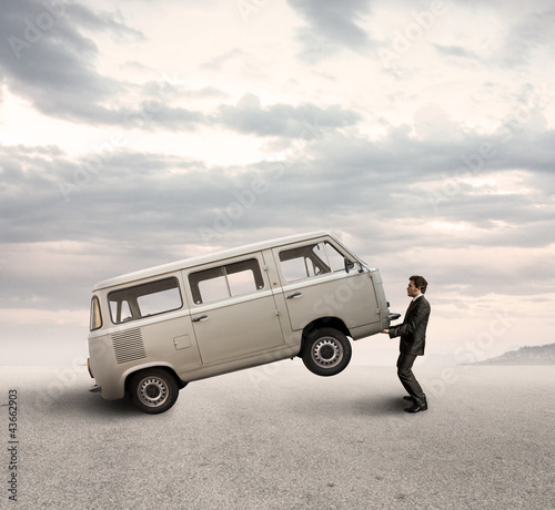Foto: Determined businessman Determined businessman