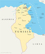 Tunisia Map (Tunesien Landkarte)