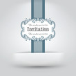 Vector: Invitation in Paper Slit Two Invitation in Paper Slit Two